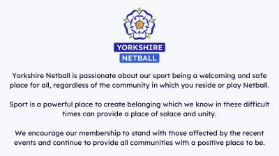 Official Statement Release from Yorkshire Netball